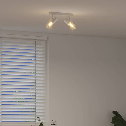 Loftsspot med spotlights Hvid 26 x 6,5 x 11,5 cm Metal