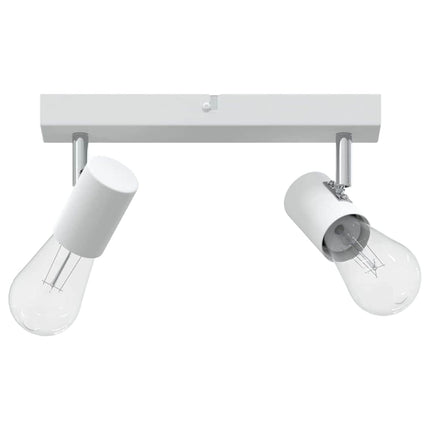 Loftsspot med spotlights Hvid 26 x 6,5 x 11,5 cm Metal
