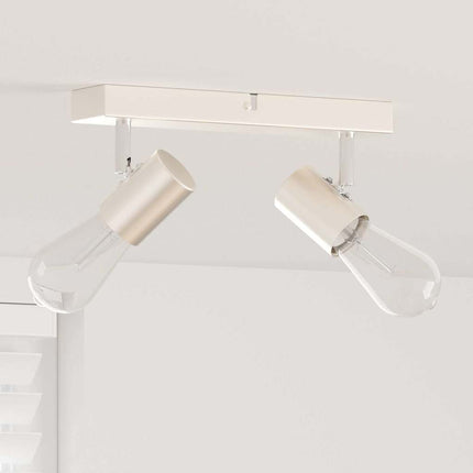 Loftsspot med spotlights Nikkel 26 x 6,5 x 11,5 cm Metal