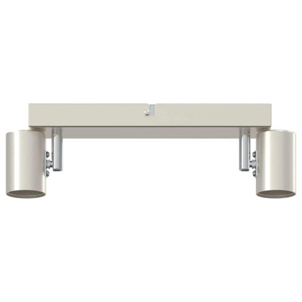 Loftsspot med spotlights Nikkel 26 x 6,5 x 11,5 cm Metal
