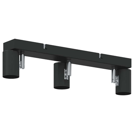 Loftsspot med spotlights Sort 38 x 6,5 x 11,5 cm Metal