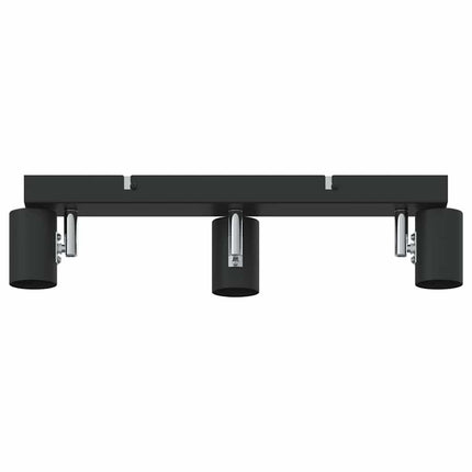 Loftsspot med spotlights Sort 38 x 6,5 x 11,5 cm Metal