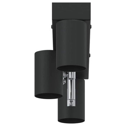 Loftsspot med spotlights Sort 38 x 6,5 x 11,5 cm Metal