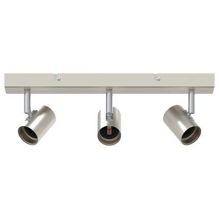 Loftsspot med spotlights Nikkel 38 x 6,5 x 11,5 cm Metal