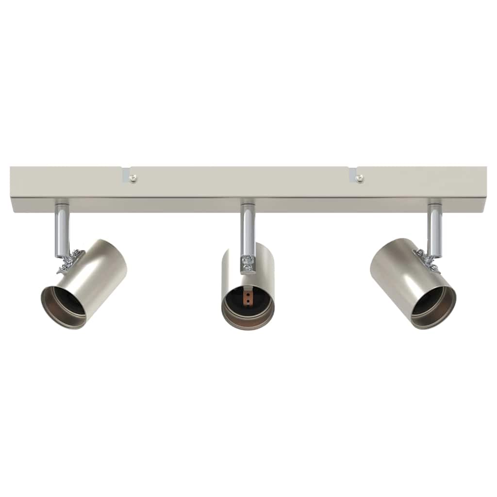 Loftsspot med spotlights Nikkel 38 x 6,5 x 11,5 cm Metal