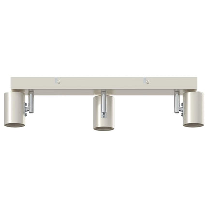 Loftsspot med spotlights Nikkel 38 x 6,5 x 11,5 cm Metal