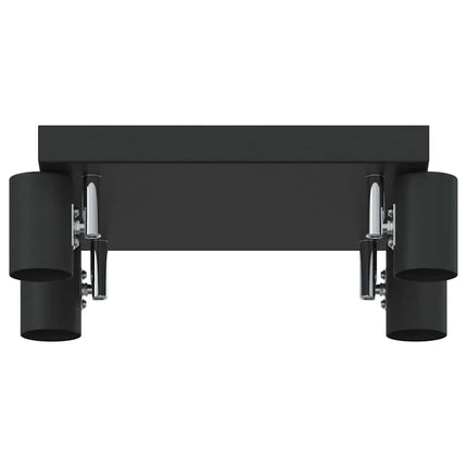 Loftsspot med spotlights Sort 26 x 26 x 11,5 cm Metal