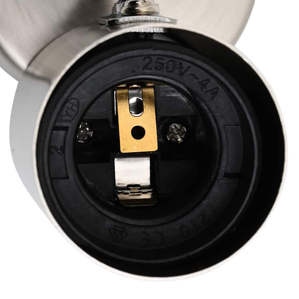 Loftsspot med spotlights Nikkel 26,5 x 26 x 11,5 cm Metal