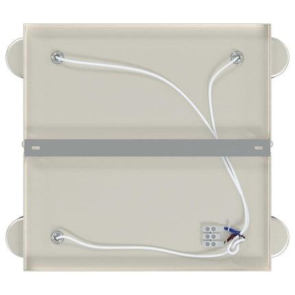 Loftsspot med spotlights Nikkel 26 x 26 x 11,5 cm Metal