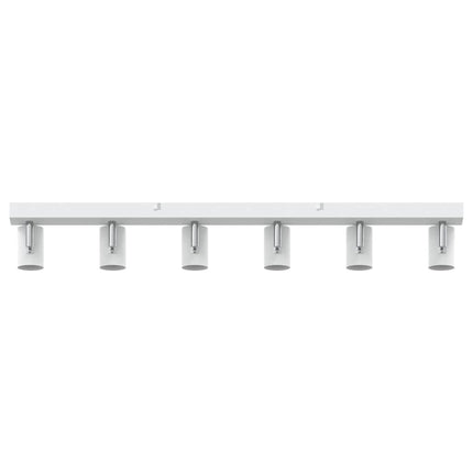 Loftsspot med spotlights Hvid 73 x 6,5 x 11,5 cm Metal