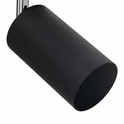 Loftsspot med spotlights Sort 26 x 6 x 16 cm Metal