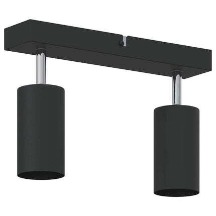 Loftsspot med spotlights Sort 26 x 6 x 16 cm Metal