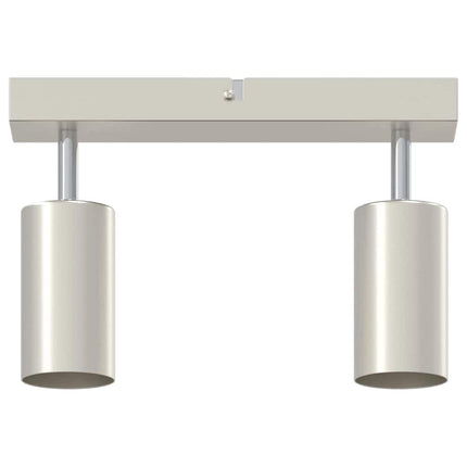 Loftsspot med spotlights Nikkel 26 x 6 x 16 cm Metal