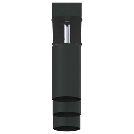 Loftsspot med spotlights Sort 38 x 6 x 16 cm Metal