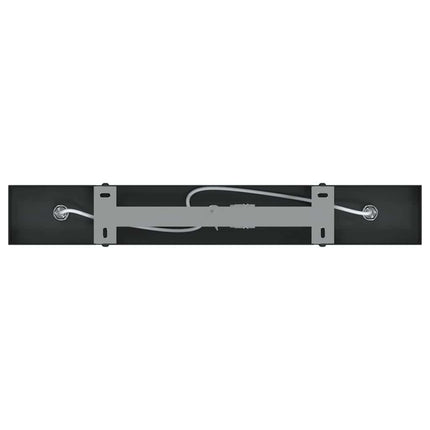 Loftsspot med spotlights Sort 38 x 6 x 16 cm Metal