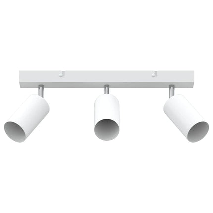 Loftsspot med spotlights Hvid 38 x 6 x 16 cm Metal