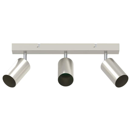 Loftsspot med spotlights Nikkel 38 x 6 x 16 cm Metal