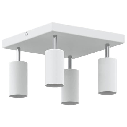 Loftsspot med spotlights Hvid 26 x 26 x 16 cm Metal