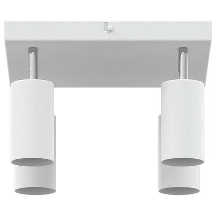 Loftsspot med spotlights Hvid 26 x 26 x 16 cm Metal
