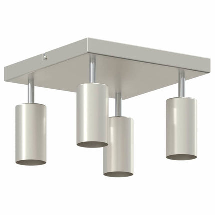 Loftsspot med spotlights Nikkel 26 x 26 x 16 cm Metal