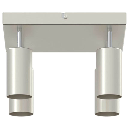 Loftsspot med spotlights Nikkel 26 x 26 x 16 cm Metal