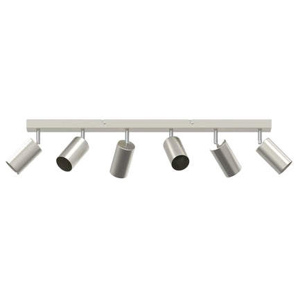 Loftsspot med spotlights Nikkel 73 x 6 x 16 cm Metal