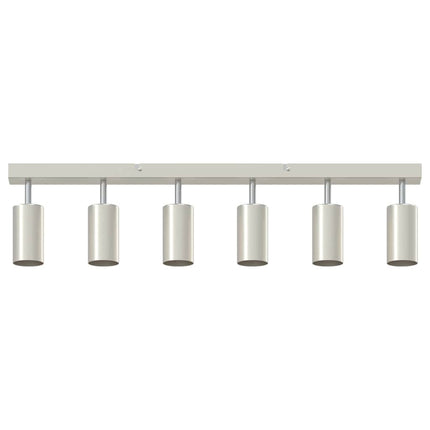Loftsspot med spotlights Nikkel 73 x 6 x 16 cm Metal