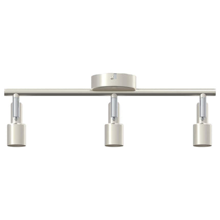 Loftsspot med spotlights Nikkel 39 x 10,5 x 10,5 cm Stål