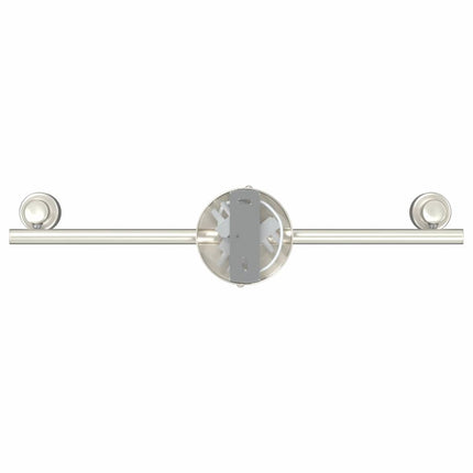 Loftsspot med spotlights Nikkel 39 x 10,5 x 10,5 cm Stål