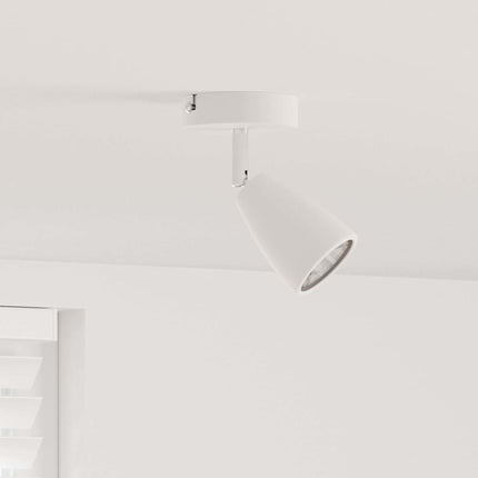 Loftsspot med spotlights Hvid 8 x 8 x 14 cm Metal