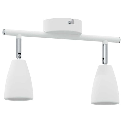 Loftsspot med spotlights Hvid 25.5 x 8 x 16 cm Metal