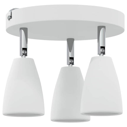 Loftsspot med spotlights Hvid 19 x 19 x 14,5 cm Metal