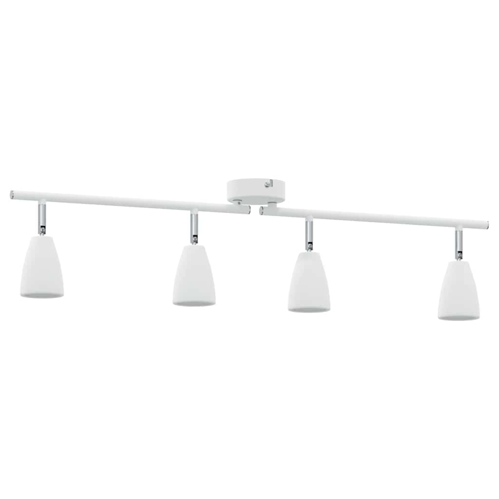 Loftsspot med spotlights Hvid 25.5 x 8 x 16 cm Metal