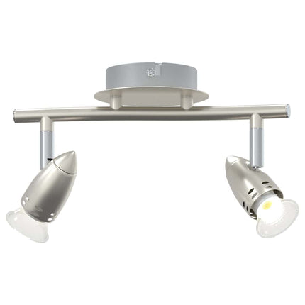 Loftsspot med spotlights Nikkel 27 x 10 x 12 cm Metal