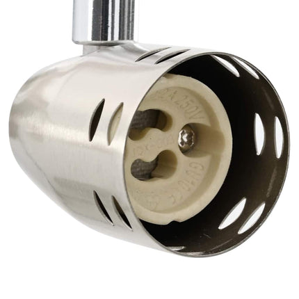 Loftsspot med spotlights Nikkel 36,5 x 10 x 12,5 cm Metal