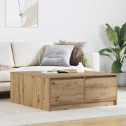 sofabord med skuffer 100x100x40 cm kunsteg
