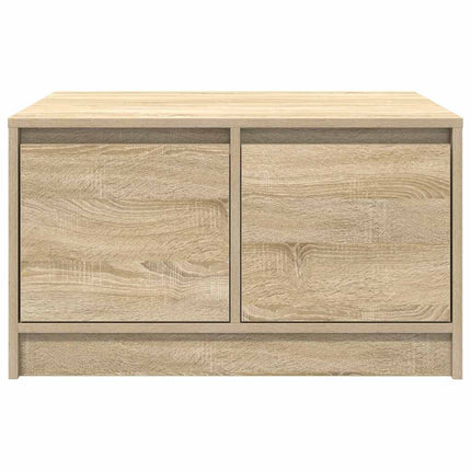 sofabord med skuffer 70,5x70x40 cm sonoma-eg