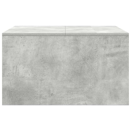 sofabord med skuffer 70,5x70x40 cm betongrå