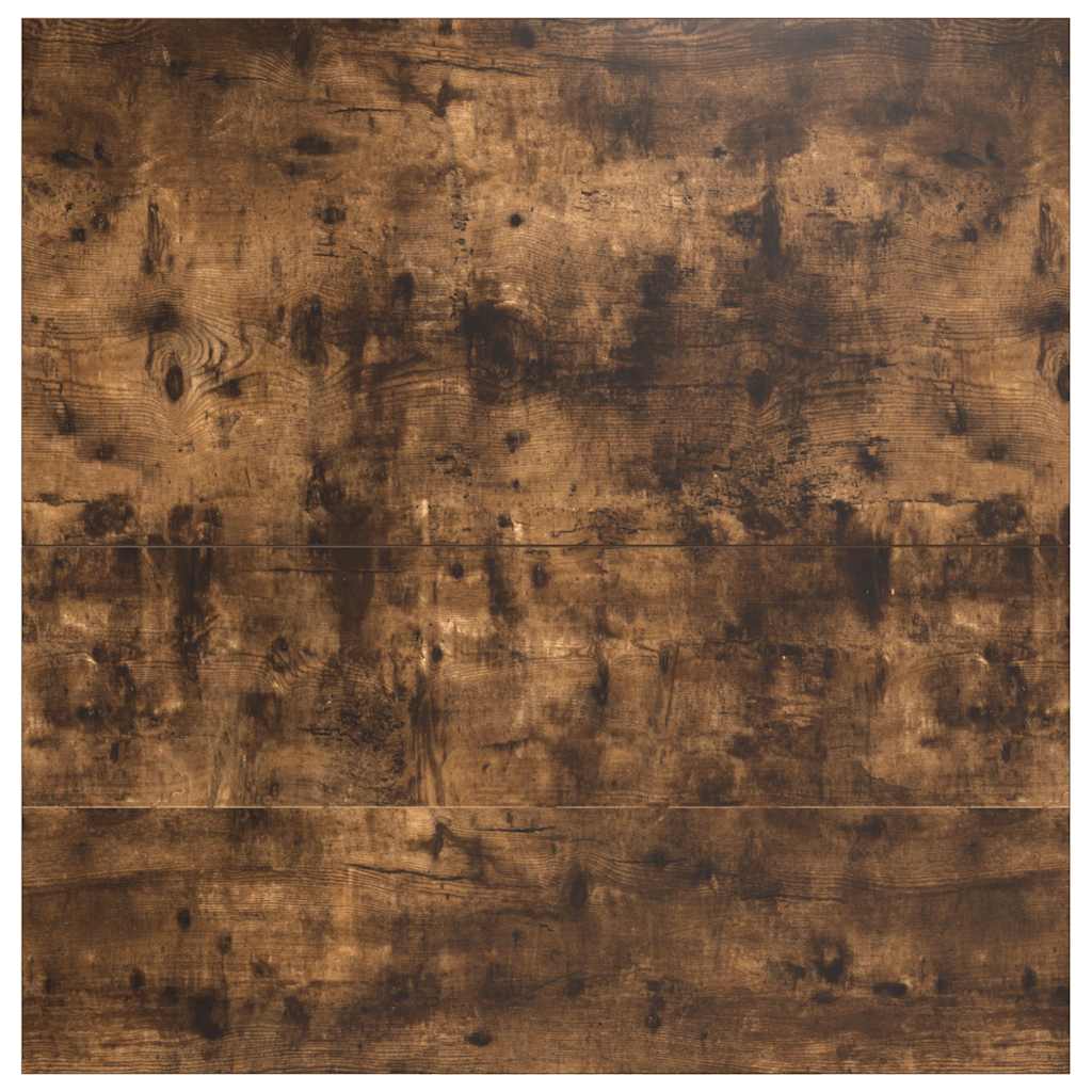 sofabord med skuffer 70,5x70x40 cm røget egetræsfarve