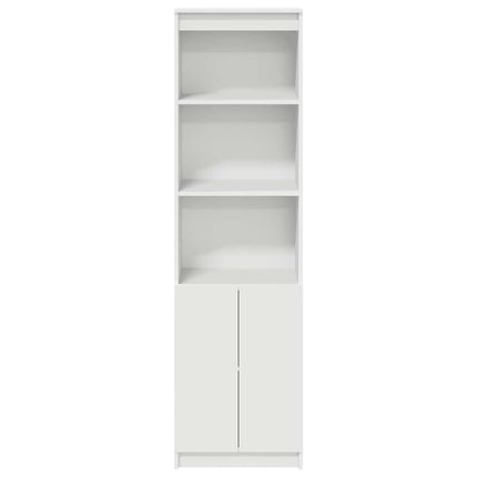 højskab 50x35x180 cm konstrueret træ hvid