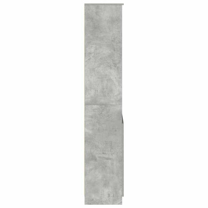højskab 70x35x180 cm konstrueret træ betongrå