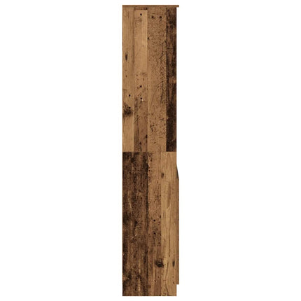 højskab 70x35x180 cm konstrueret træ gammelt træ-look