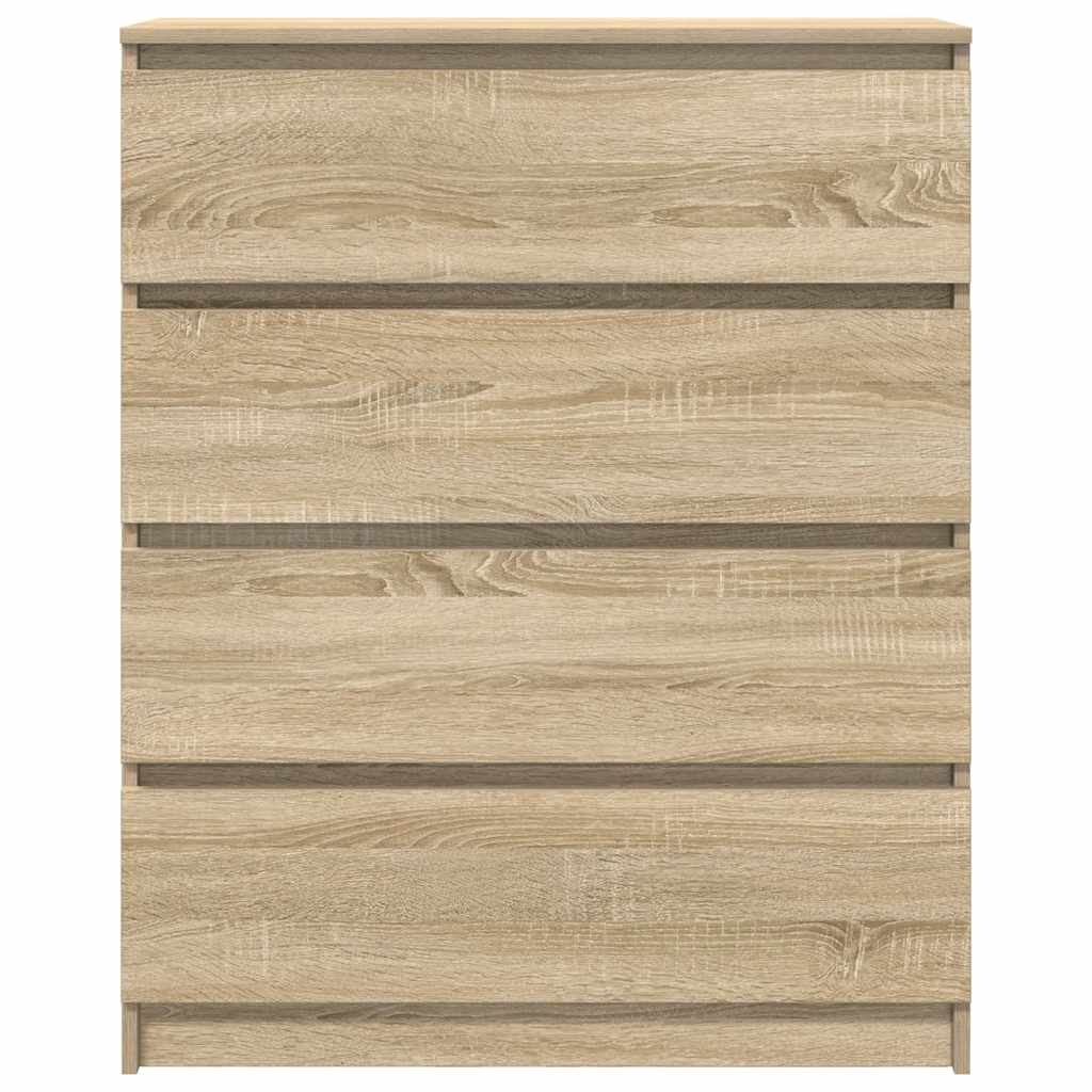 skænk 80x35x99 cm konstrueret træ sonoma-eg