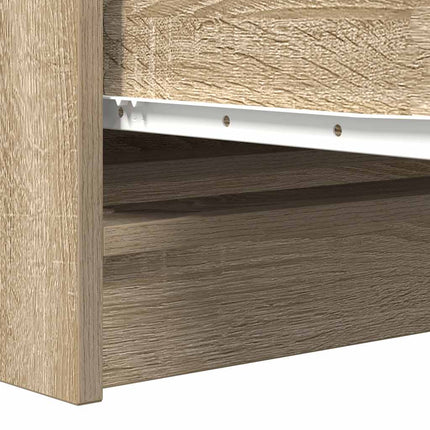 skænk 100x35x76 cm konstrueret træ sonoma-eg