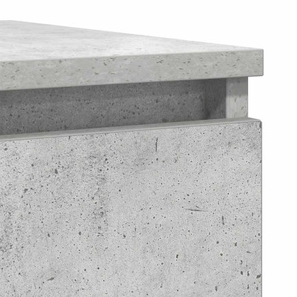 skænk 100x35x76 cm konstrueret træ betongrå