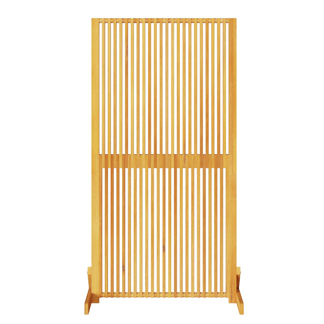Privatlivsskærm Brun 79,5 x 50 x 150 cm Massivt Akacietræ