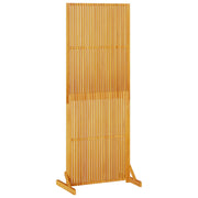 Privatlivsskærm Brun 79,5 x 50 x 200 cm Massivt Akacietræ