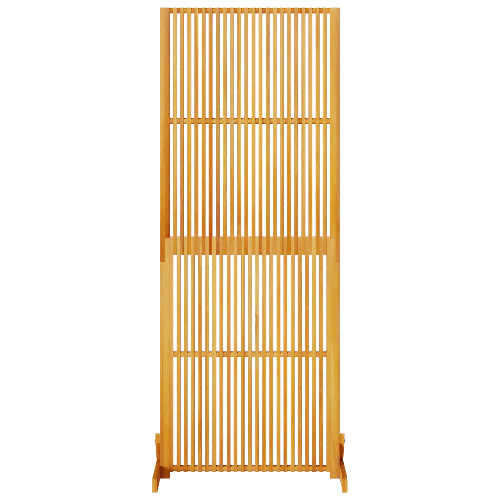 Privatlivsskærm Brun 79,5 x 50 x 200 cm Massivt Akacietræ