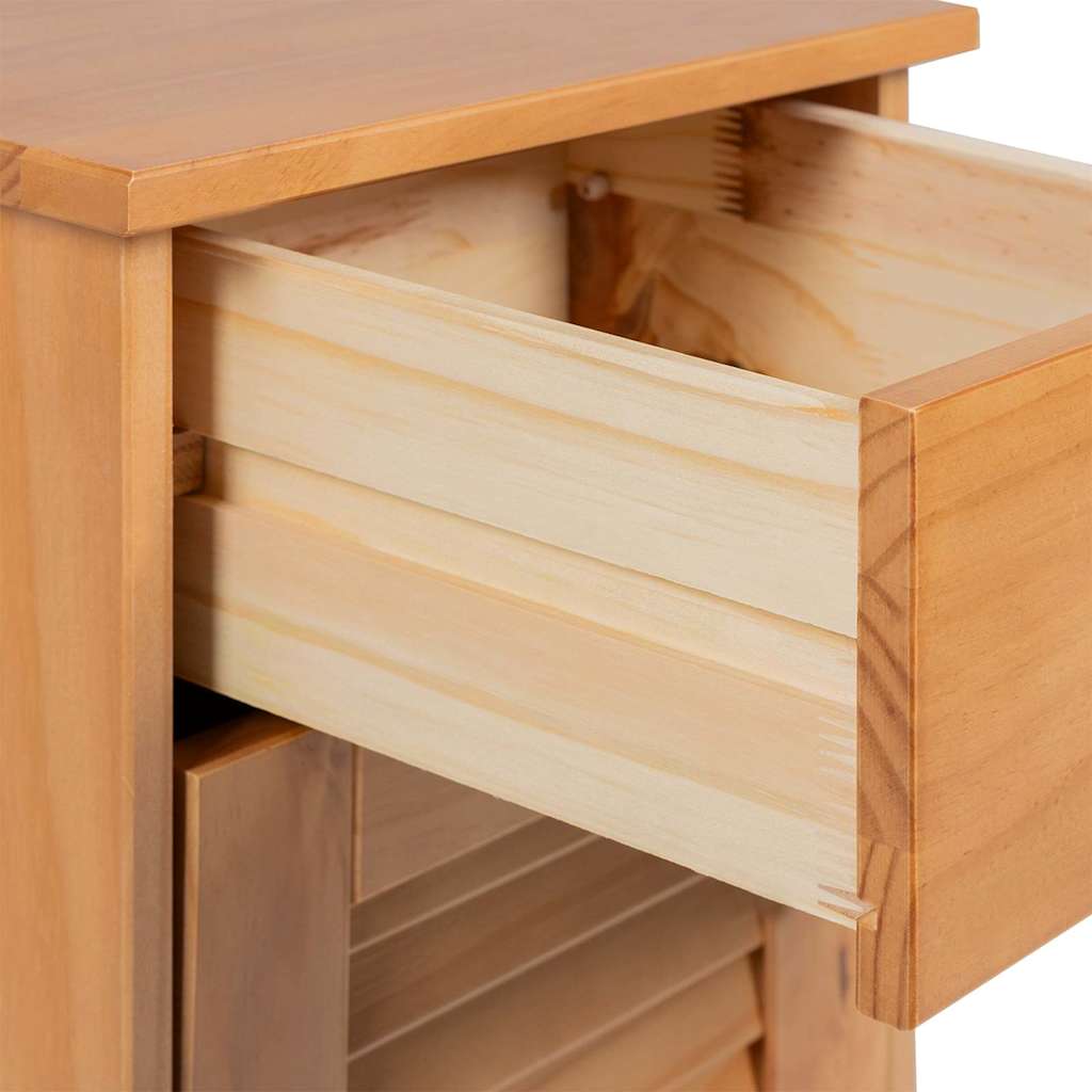 Badeværelsesmøbel sæt med hylde VIGO 3 pcs Brun 37 x 34 x 80 cm