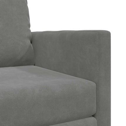 Sovesofa Mørkegrå 74 x 77 x 81 cm Fløjl